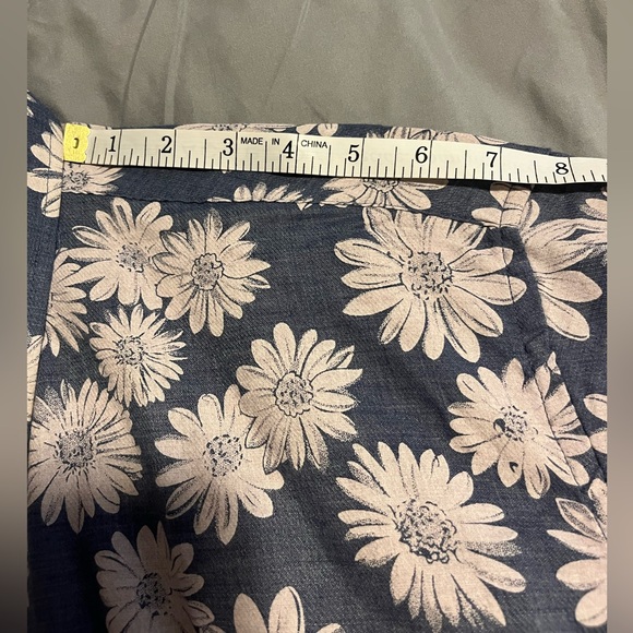 Barabas Size:3XL  Mens Long Sleeve Shirt Blue Floral Pattern Button Front - Picture 16 of 16